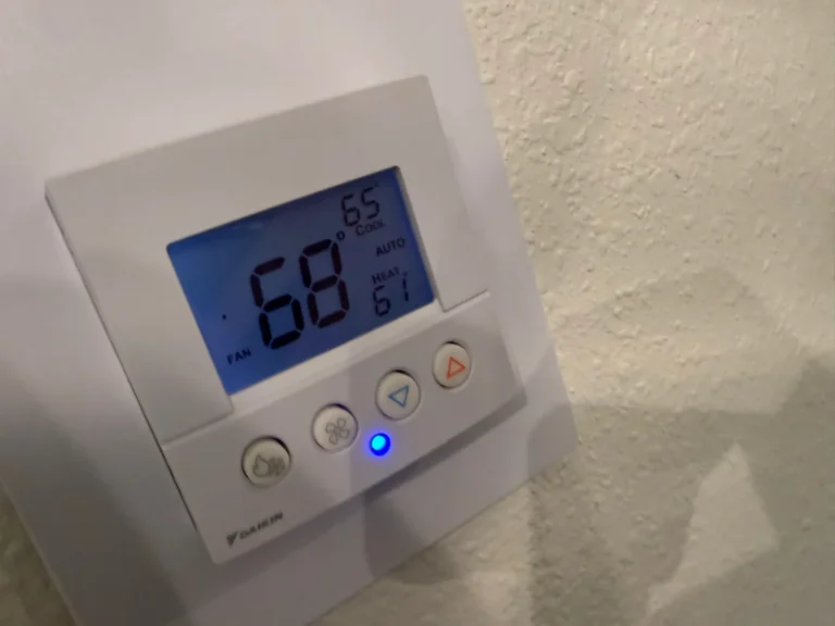 Digital thermostat in a commercial space