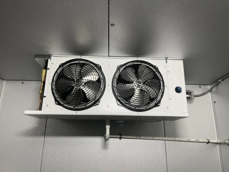 New walk-in cooler evaporator installed in a Seattle restaurant